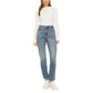 Blue Cotton Skinny Jeans