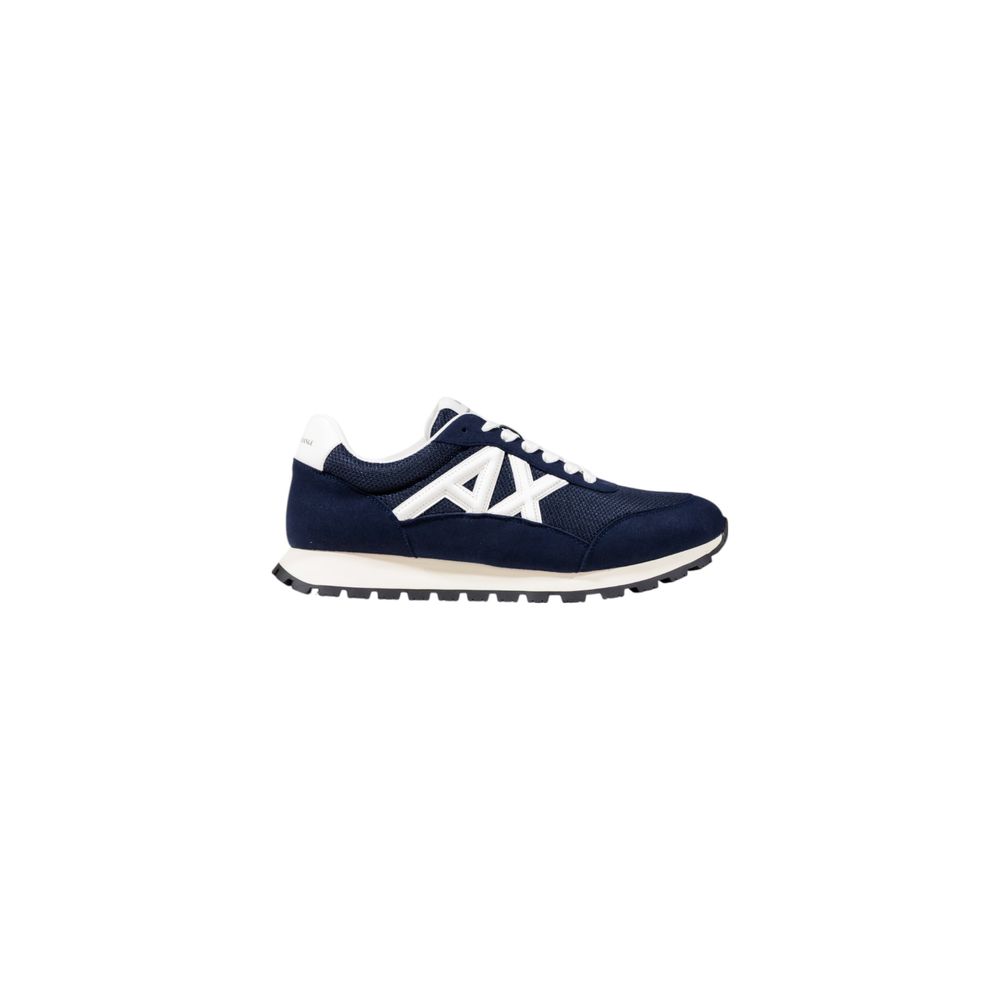 Bicolor Polyester Athletic Sneakers