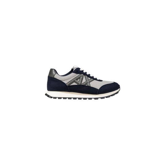 Bicolor Polyester Athletic Sneakers