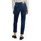 Blue Cotton Skinny Jeans
