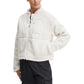 White Polyester Full-Length Jacket