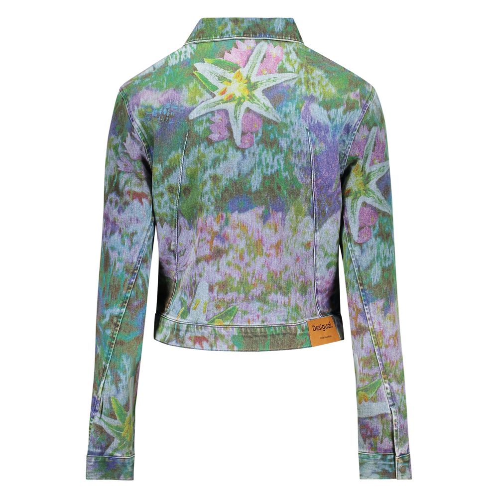 Blu Cotton Woman Jacket