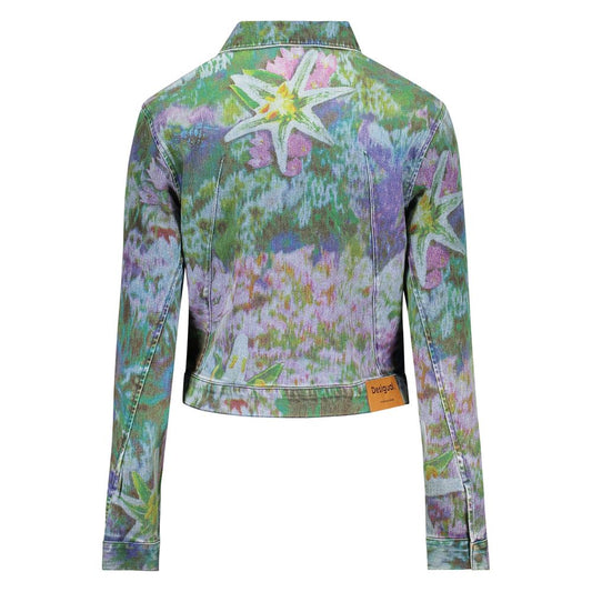 Blu Cotton Woman Jacket