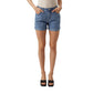 Light Blue Cotton Shorts
