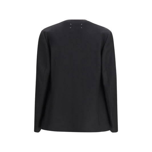 Black Wool Oves Aries Blazer