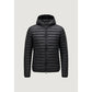 Black Polyamide Full-Length Jacket
