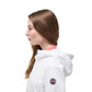 White Polyester Shell Jacket
