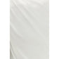 White Cotton Sleeveles T-Shirt