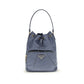 Blue Recycled Polyamide Backet Bag