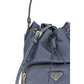 Blue Recycled Polyamide Backet Bag