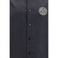 Black Cotton Shortsleeve Shirt