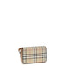 Beige Polyurethane Wallet