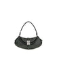 Blue Recycled Leather Shoulder Bag