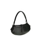 Blue Recycled Leather Shoulder Bag