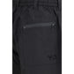 Black Cotton Bermuda Shorts
