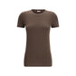 Brown Cotton T-Shirt
