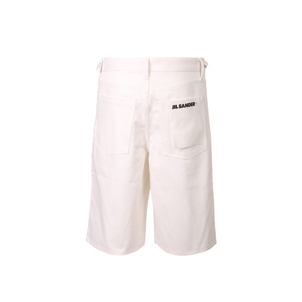White Denim Shorts