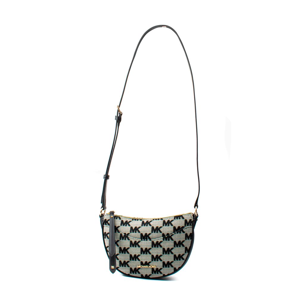 Black Canvas Crossbody Bag