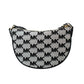 Black Canvas Crossbody Bag