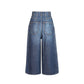 Blue Cotton Jeans Denim