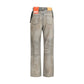 Gray Cotton Slim Fit Jeans