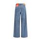 Blue Cotton Relaxed Fit Jeans