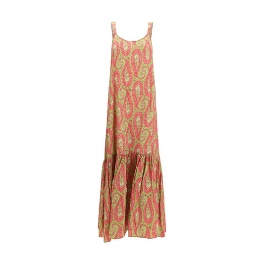 Multicolor Cotton Casual Dress