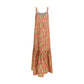 Multicolor Cotton Casual Dress