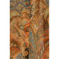 Orange Silk Pattern Shirt
