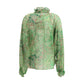Bicolor Silk Pattern Shirt