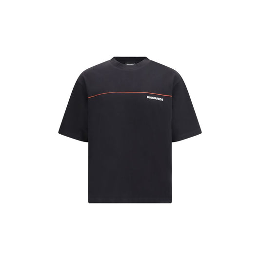 Black Cotton T-Shirt