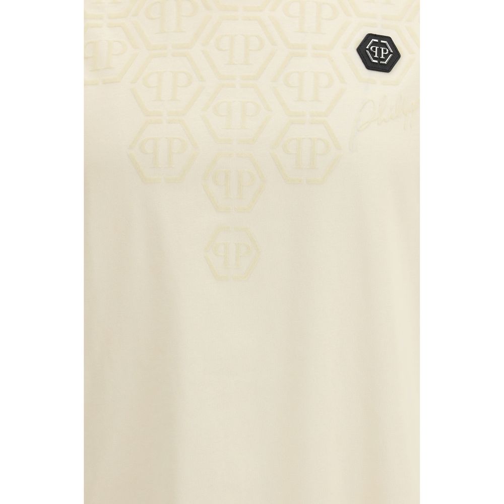 Beige Cotton T-Shirt