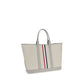 Gray Fabric Shoulder Bag