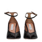 Brown Leather High Heel Pumps