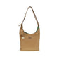 Beige Calf Leather Bos Taurus Shoulder Bag