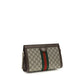 Brown Fabric Handbag