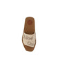 Multicolor Cotton Sandals