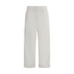 Beige Cotton Cargo Pants