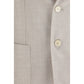 Beige Silk Blazer