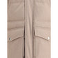 Beige Cashmere Full-Length Jacket