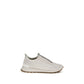 Gray Cotton Athletic Sneakers