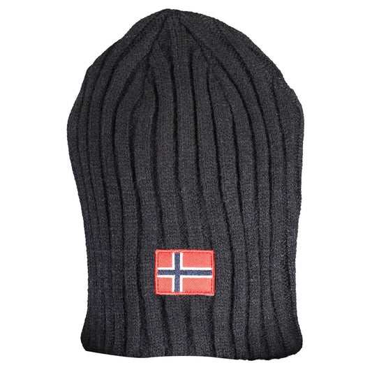 Black Acrylic Men Cap