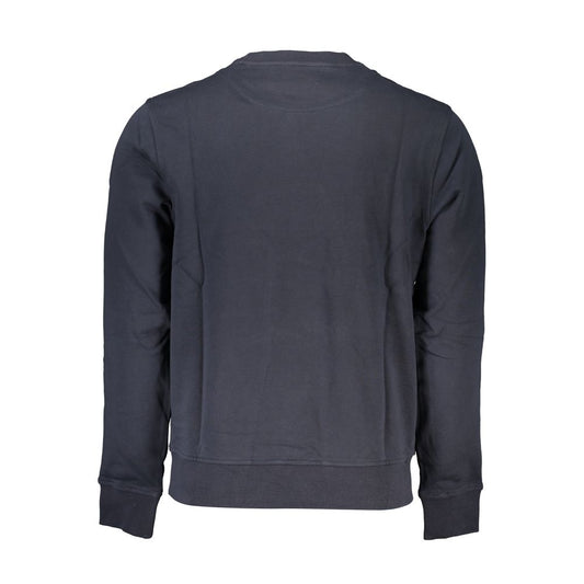 Blue Cotton Men's Sweatshirt