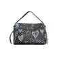 Black Cotton Women Handbag