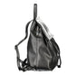 Black Polyurethane Women's Backpack