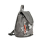 Marrone Polyurethane Women Backpack