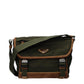 Green Fabric Crossbody Bag