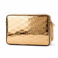 Gold Canvas Shoulder Bag