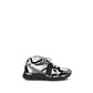 Multicolor Rubber Athletic Sneakers