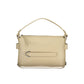 Beige Leather Women Handbag